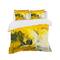 Designart 'Yellow Acrylic Marble' Modern & Contemporary Bedding Set - Duvet Cover & Shams
